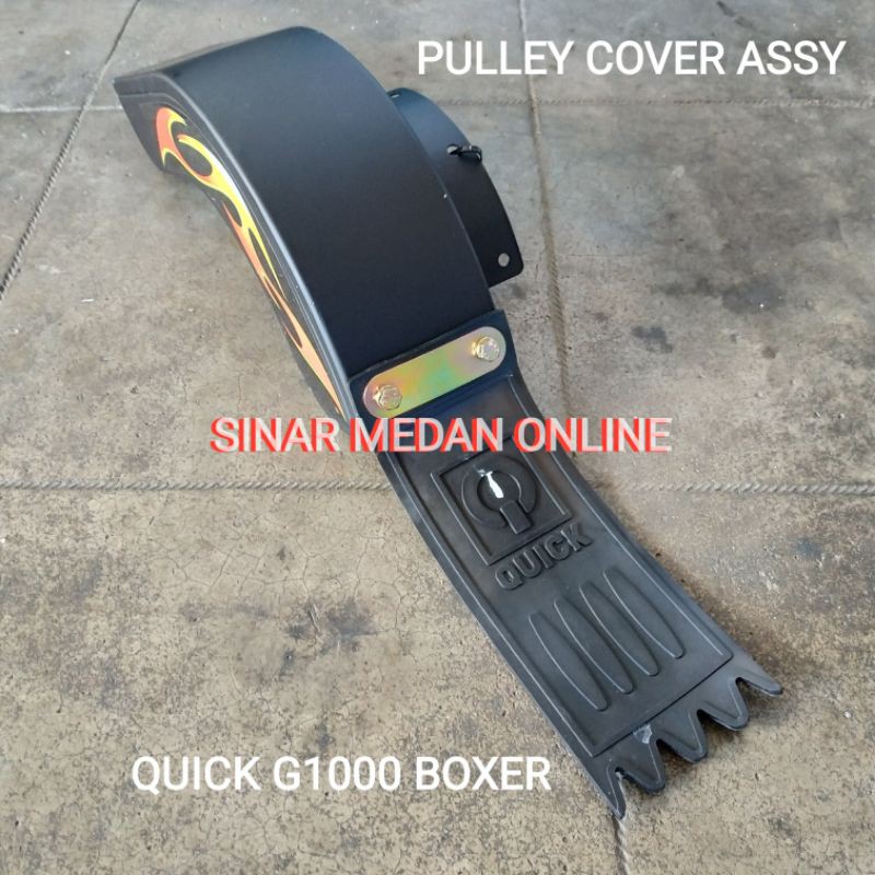 G1000 Boxer Pulley Cover Assy Tutup Poli Mesin Traktor Tangan Tahanan Lumpur 1pc