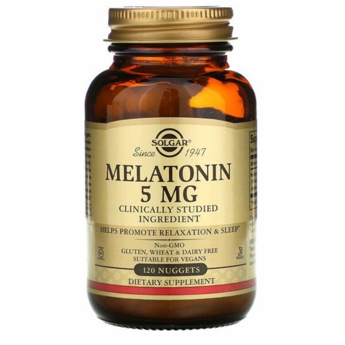Solgar Melatonin 5 mg 120 Nuggets