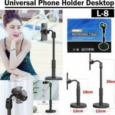 HD25- Holder Meja Hp Vibox L7 / Stand hp Universal Multifungsi / Stand holder HD-25 For LIVE Phone