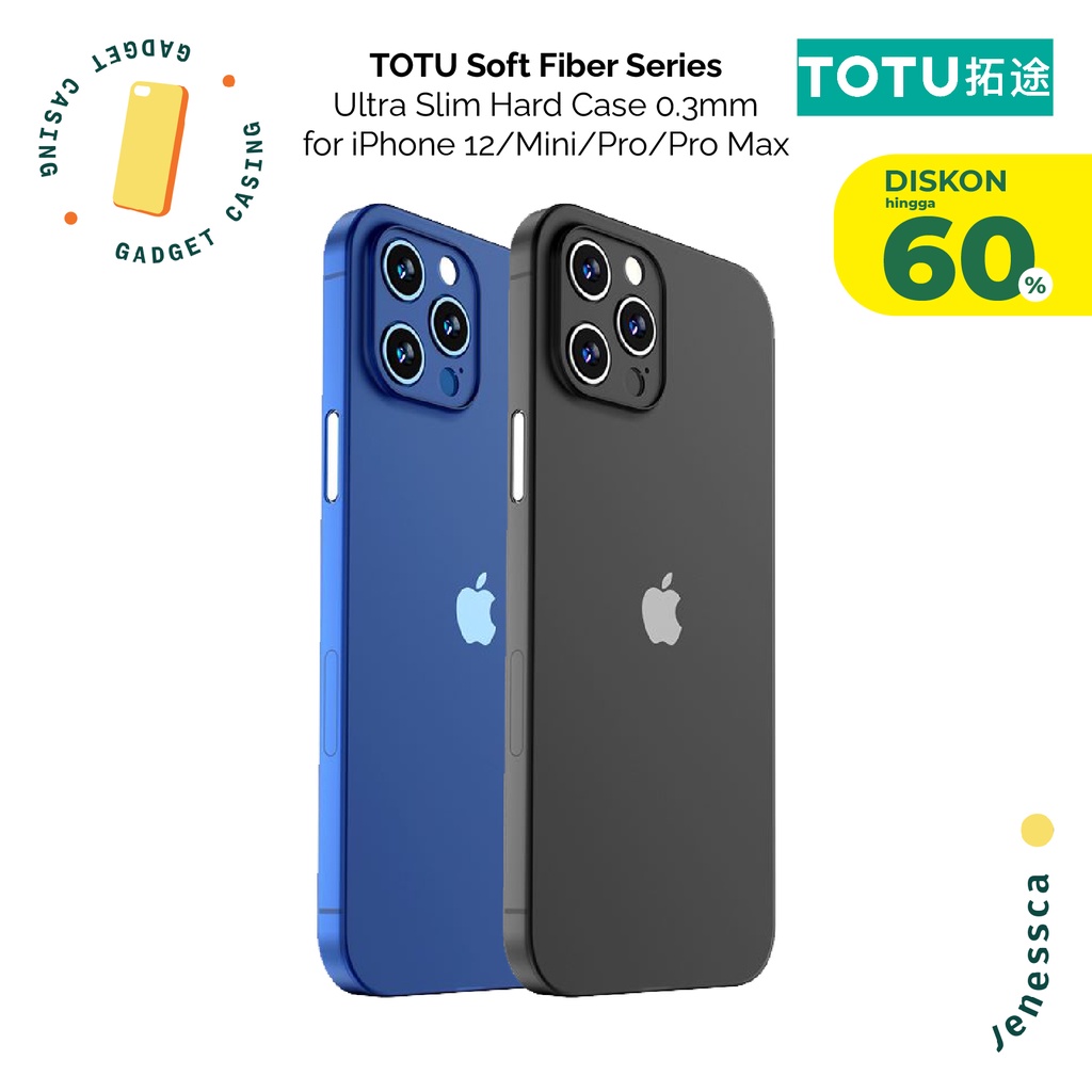 TOTU Casing iPhone 12/Mini/12 Pro/Max Ultra Slim Case Wing 0.3mm