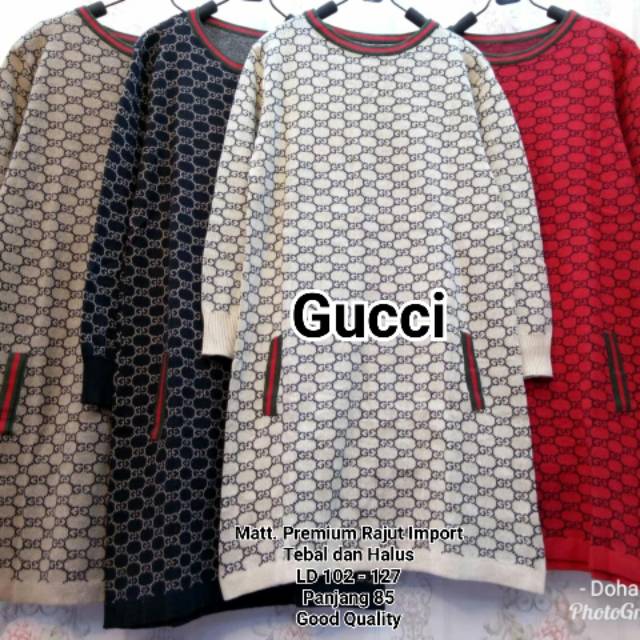 TUNIK RAJUT GUCCI IMPORT