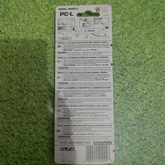 

Update Olfa Pc-L Heavy Duty Plastic Laminate Acrylic Cutter Promo