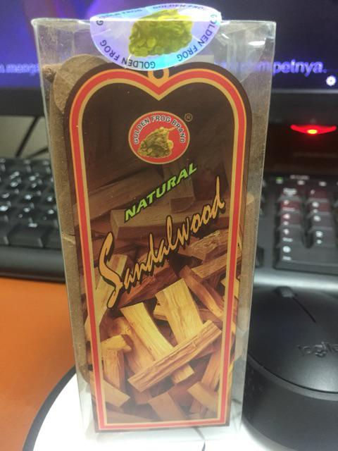 Dupa Kerucut Cendana Sandalwood Golden Frog Malaysia