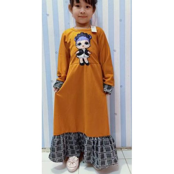 _ ZVS GAMIS ANAK LOL LED 4~ 9 TAHUN Spesial Order