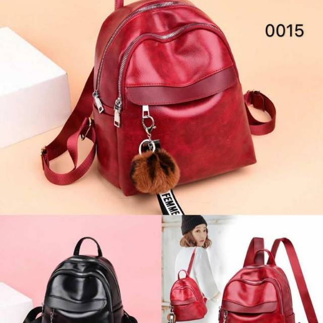 Tas wanita ransel minimalis premium