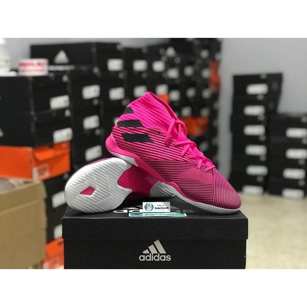 Sepatu Futsal Adidas Nemeziz 19.3 IN Shock Pink/Black F34411 Original BNIB