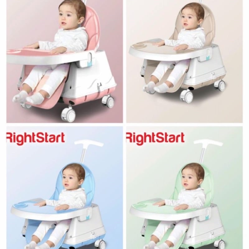 RightStart 2379 High Chair 4 in 1 With Handle - Kursi Makan Bayi