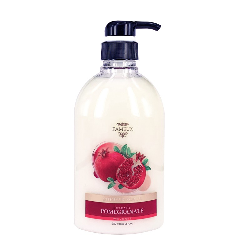 Fameux Shower Scrub  Pomegranate 1000ml