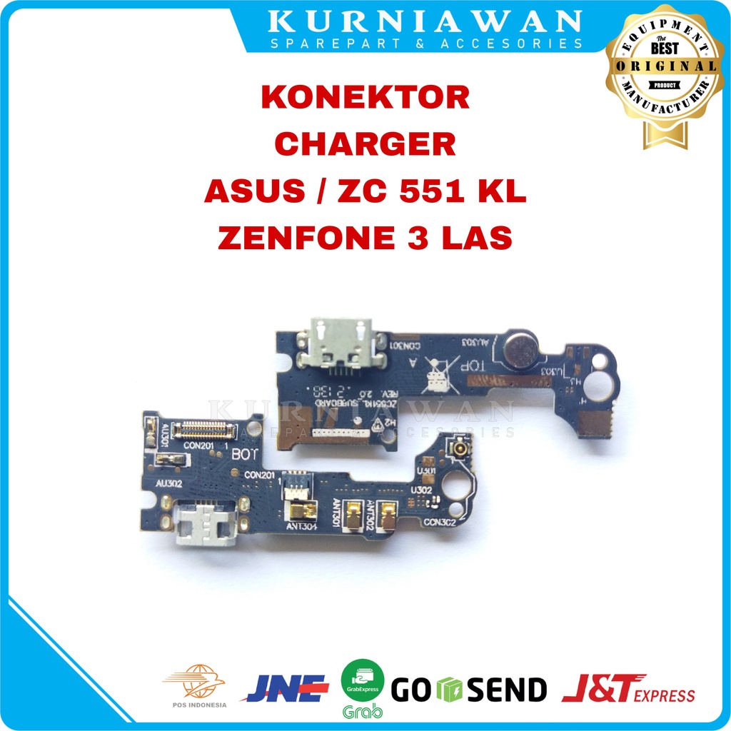 Konektor Charger Asus ZC551KL Zenfone 3 Las Pcb Board Usb Papan Mic