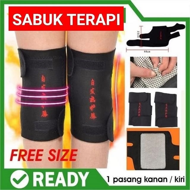 SEPASANG 2 PCS SET Smart therapy magnetic lutut