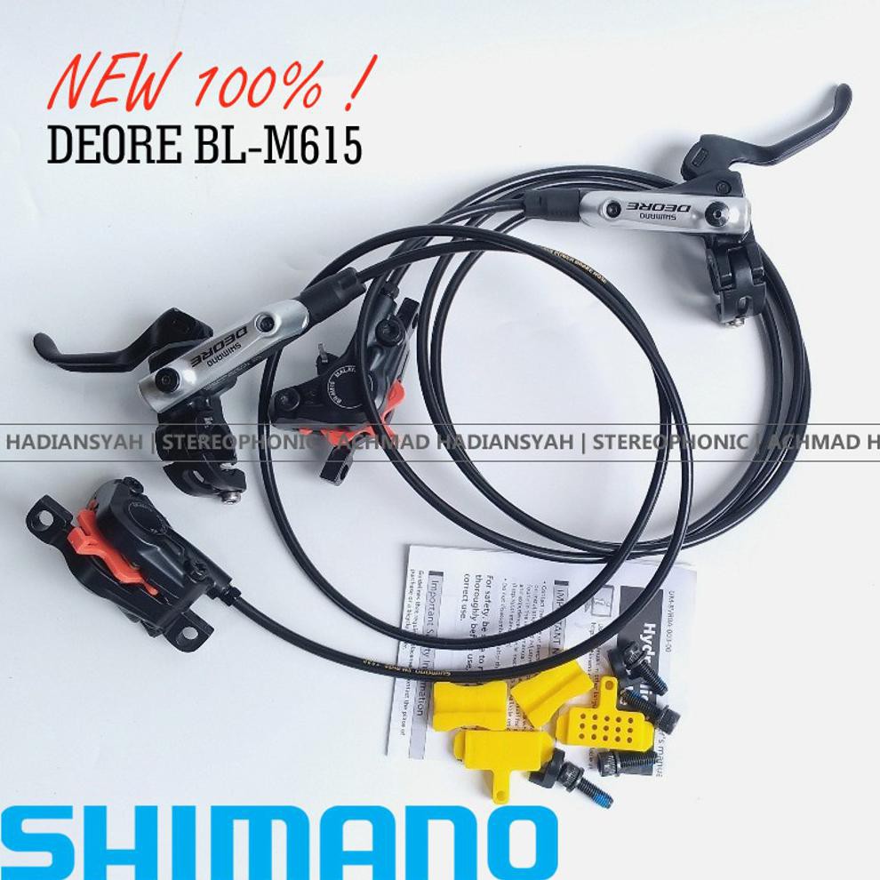 Terlaris Brakeset Deore Hidrolik M-615 - Brakeset Shimano Deore M615 - Brake Deore 615 Brake Set