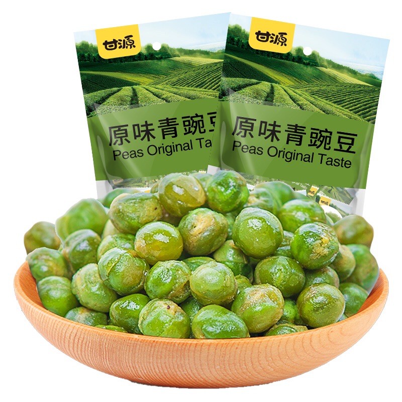 Gan Yuan Snack Kacang Polong Original/Peas Original Taste 75g 甘源 原味青豌豆