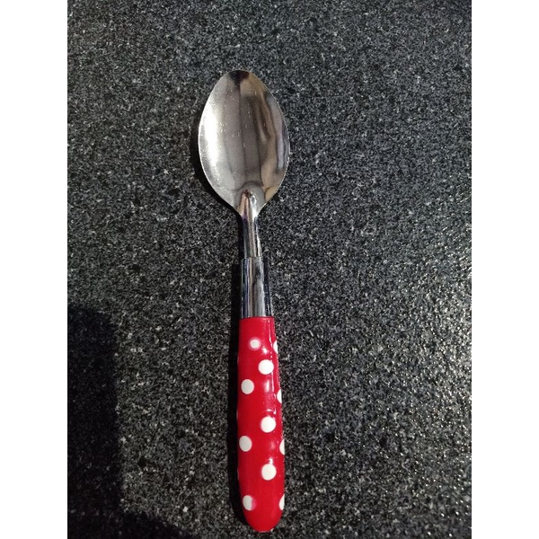 1 pcs sendok folkadot
