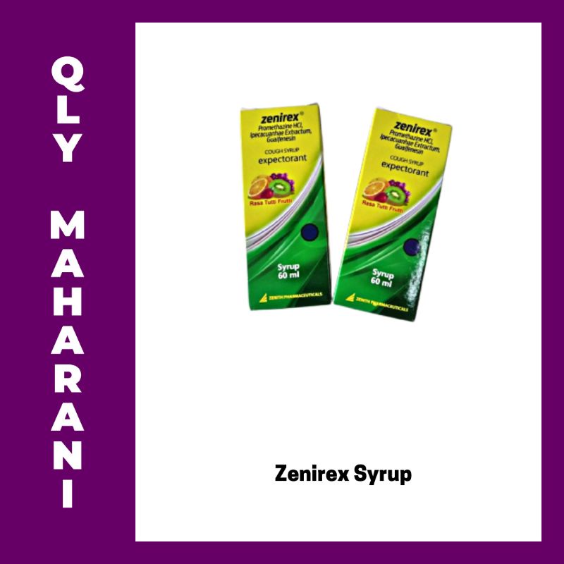 

Zenirex Syrup Batuk Berdahak Q-LY