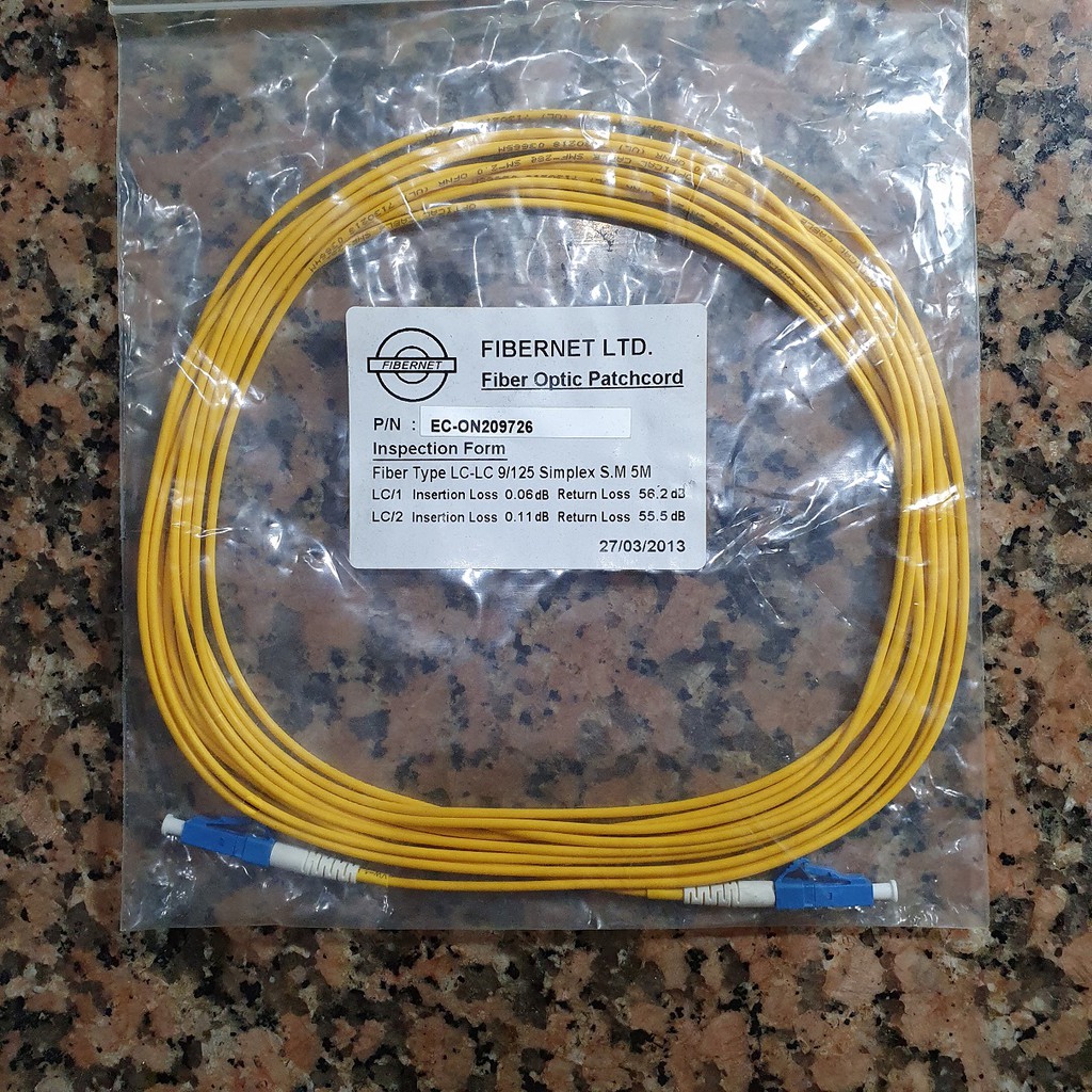 Patchcord 5m LC.PC - LC.PC  Patch Cord Fiber Optic Patchcore Simplex