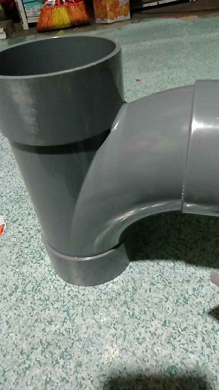 Large Radius Tee | Tee Y 90 Derajat D Pvc Pipa Pralon Air 3” Rucika