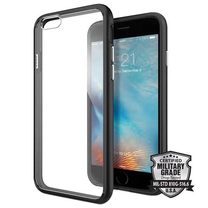 

Case iPhone 6S / iPhone 6 Spigen Ultra Hybrid Anti Crack Clear Transparant Casing