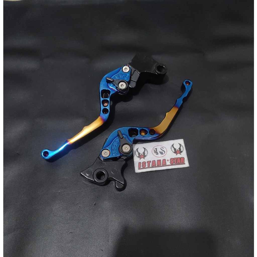 Handle Rem Two tone Vixion setelan. Bisa di setel. Tuas Rem Yamaha Vixion setelan.