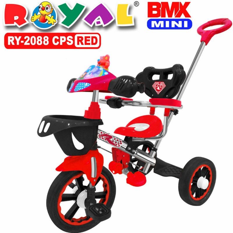 SEPEDA RODA 3 TRICYCLE ROYAL 2088 CPS DORONGAN SAFARI RACING