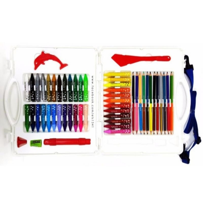 

Maped Extravagant 60 Colour - Maped Crayon (36 warna) + Pensil Warna (24 Warna)