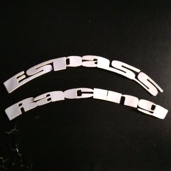 Stiker ban / Tulisan ban Custome