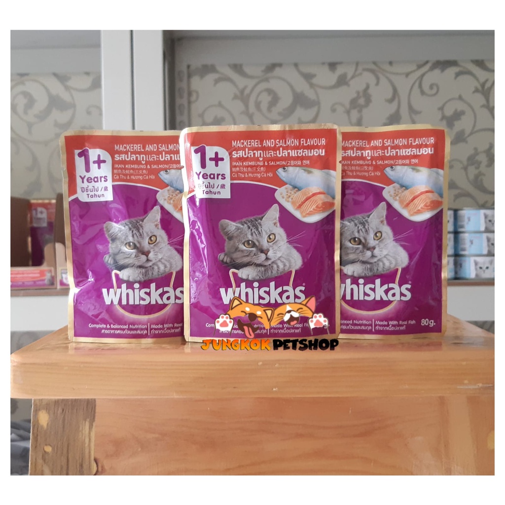 Whiskas Pouch - Whiskas Shacet - Makanan Kucing Basah Whiskas Adult