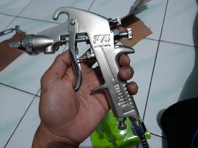 Meiji Pc 4 F75 Spray Gun Semprotan Angin Cat Meiji Tabung Atas Pc4 F75