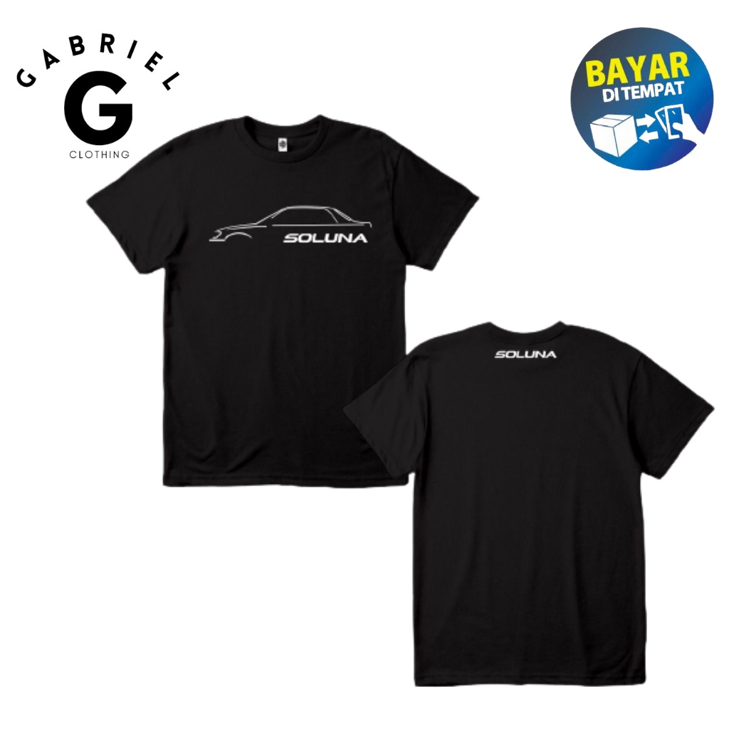 Kaos Baju Distro Mobil Toyota Soluna Side Kaos Otomotif / Kaos Untuk Pria Dan Wanita 894