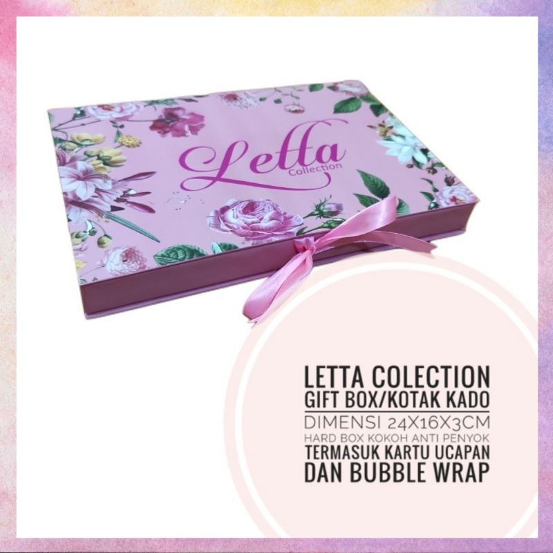 

(WAJIB BACA SEBELUM ORDER!!) Letta Kotak Kado GIFT BOX Material Hard Box