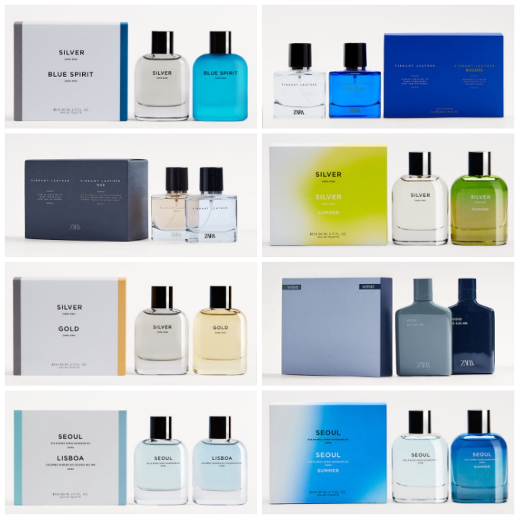 Jual SALE Paket Parfum Zara Man Isi 2 Silver Gold Uomo Blue Spirit