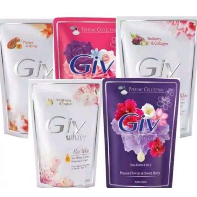 GIV BODY WASH POUCH 450ML