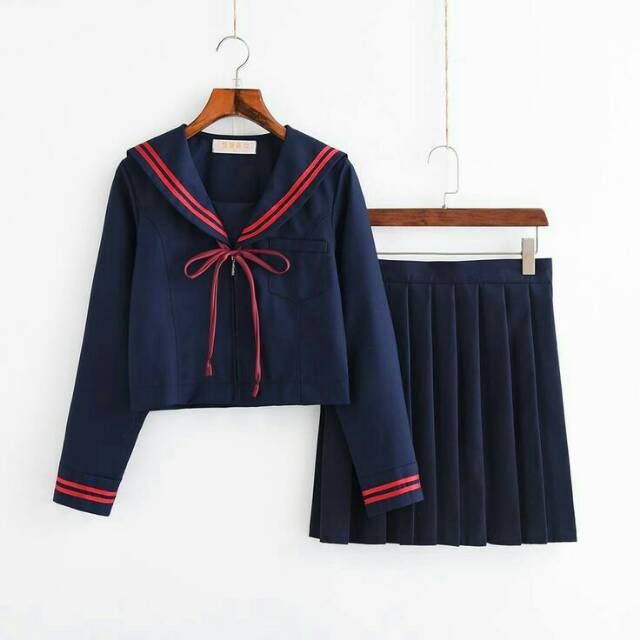 Seifuku (Ky027) High Quality -Japan Korean uniform cosplay seragam sekolah Jepang