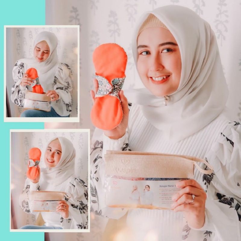 Pembalut kain yuspin teenager 23cm/Isi 3pcs/Pembalut sehat