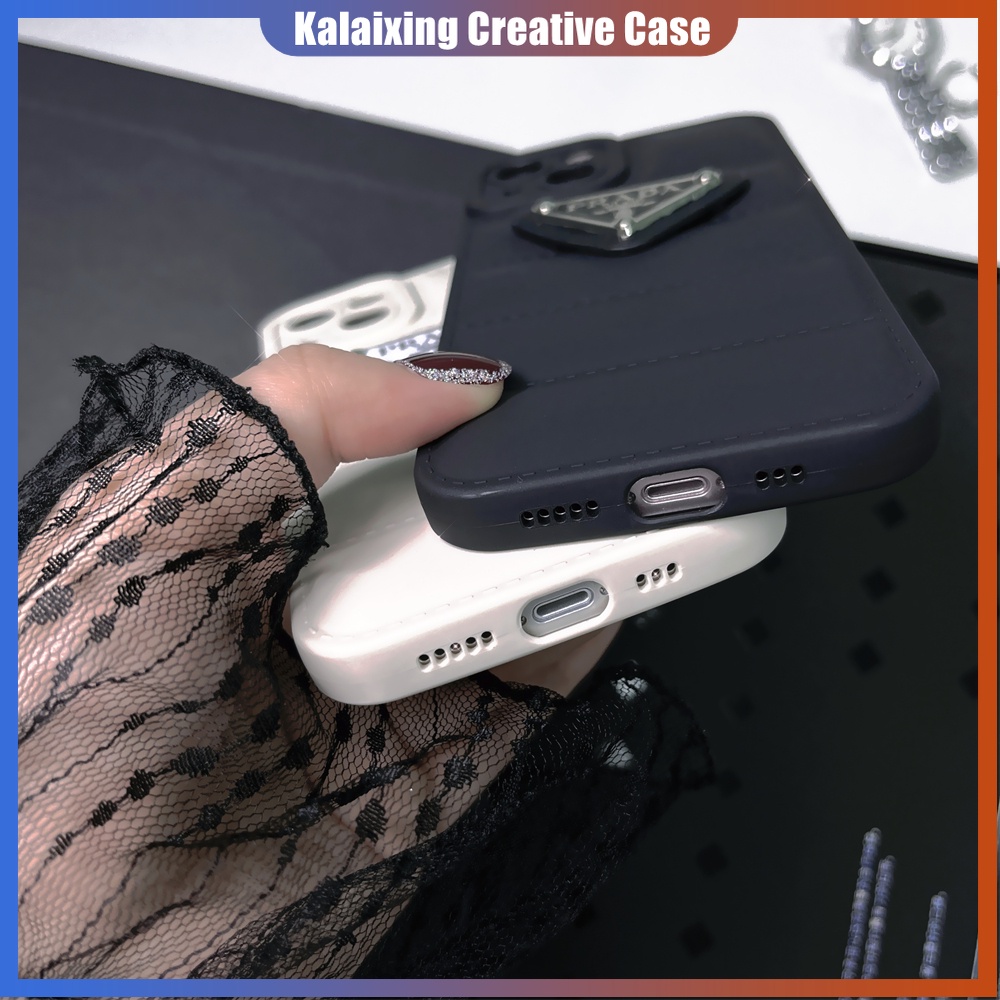 Casing 3D Prada Berbentuk Soft Phone Case Untuk iPhone 14 Pro Max13 12 11 ProMax Xs Max Xr X Xs 7Plus 8Plus Bentuk Jaket Bawah Penutup Belakang