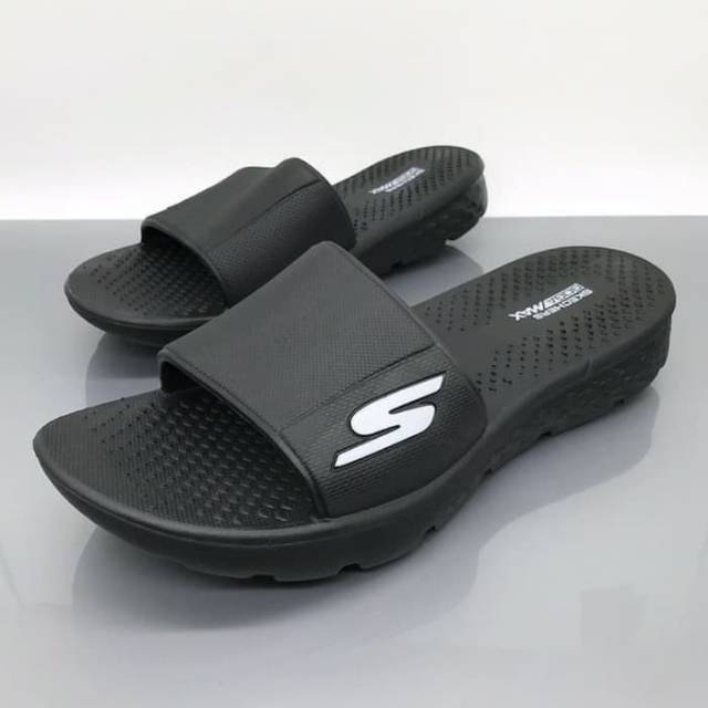 Sandal Pria / Skechers Slide Sandal / Skechers pria / Skechers Sandal / Gogamax Sandal