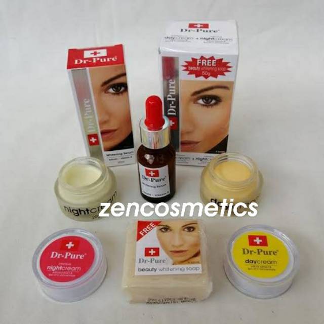 Paket Dr Pure Original/ Cream Dr Pure Skincare Pemutih/ Dr Pure BPOM