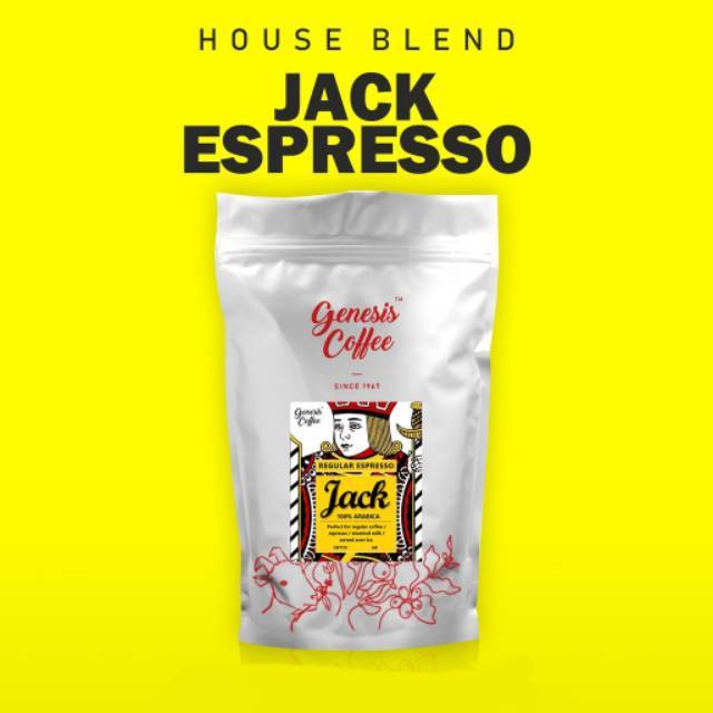 

GENESIS ESPRESSO SERIES / JACK ESPRESSO BLEND FULL ARABICA