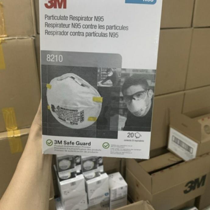 MASKER 3M 8210,MASKER N95 MEDIS BOX SEGEL ORIGINAL