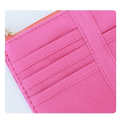 Kantong Dompet Sunvisor untuk Kartu, Uang, Karcis Parkir Bahan Canvas Ala Korea