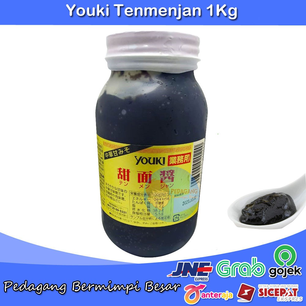 Youki Tenmenjan 1Kg | Sambal Kedelai Hitam | Chunjang Jepang