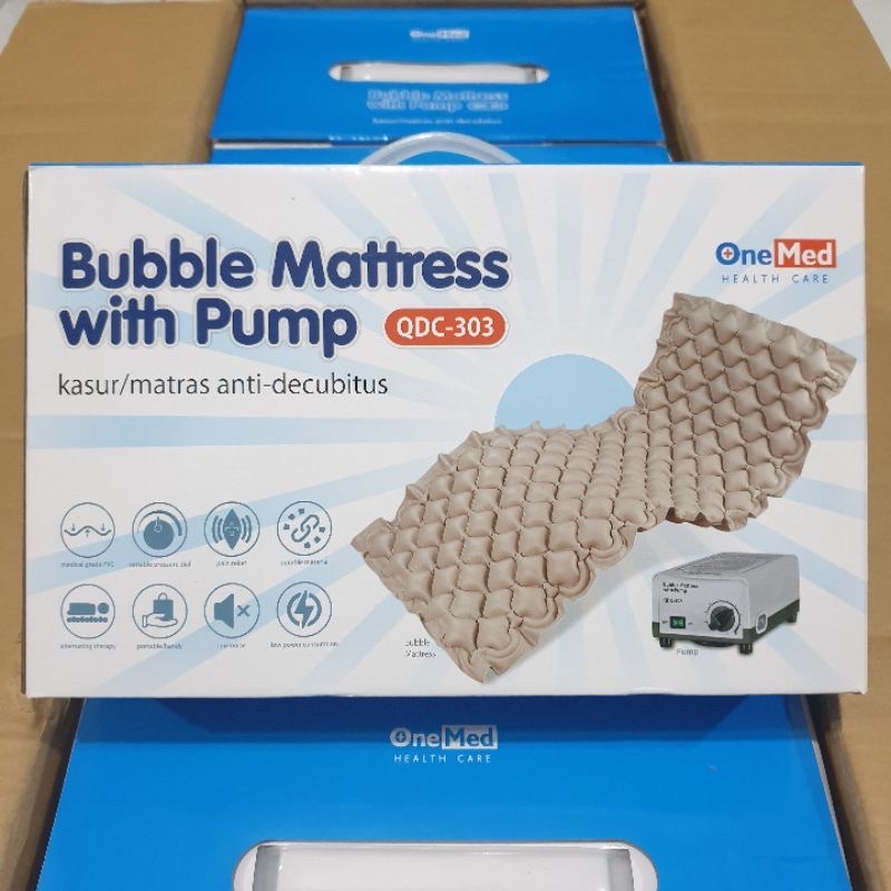 kasur anti decubitus onemed / bubble mattress with pump onemed