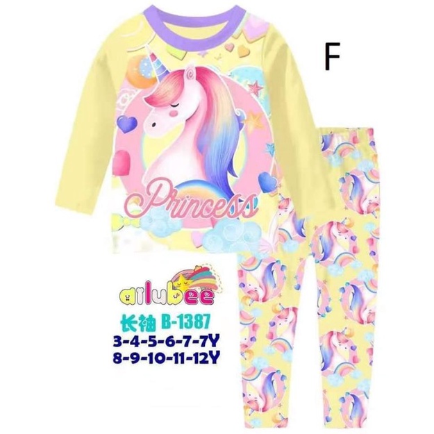 PIYAMA AB52 KARAKTER (bahan katun)