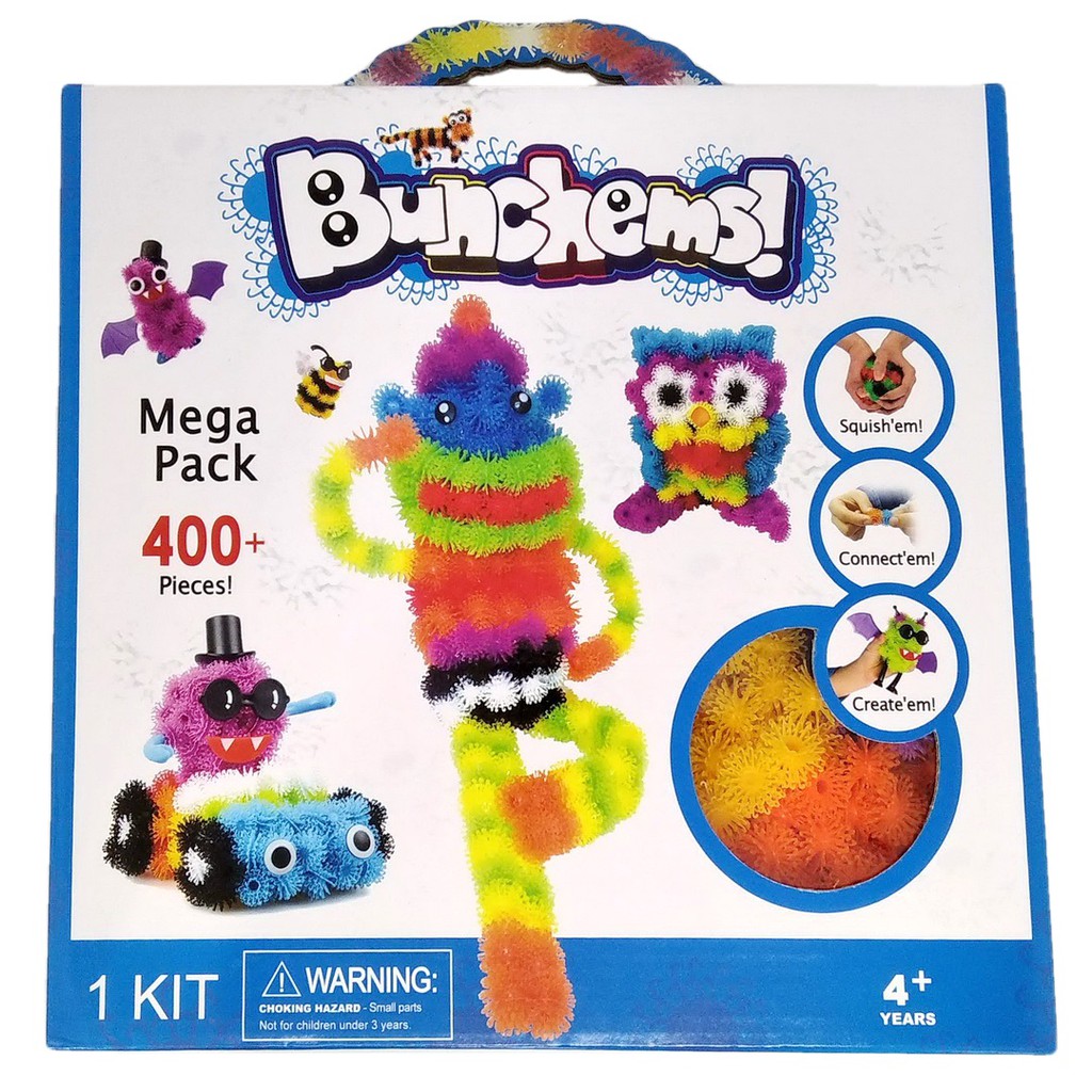 Bunchems TM Mega Pack 400+ Original Mainan Edukasi