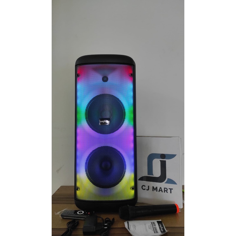 Advance KV-8290 Speaker Aktif Bluetooth 8&quot; Free 1 Mic Karoke RGB Light / Speaker Karaoke