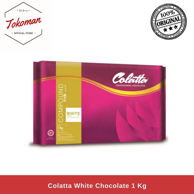 

Colatta White Chocolate 1 kg / Coklat Putih Compound DISKON Kode 524