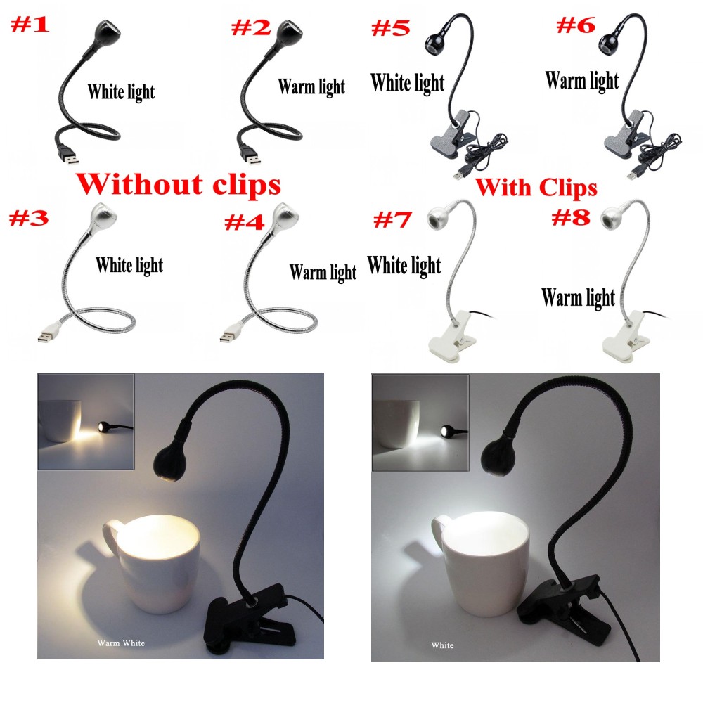 Hot Sale/Lampu Meja USB 3W/lampu Tidur Fleksibel Baca Buku Malam/Lampu Meja Led Dengan Klip Holder Untuk Belajar Kerja Kantor