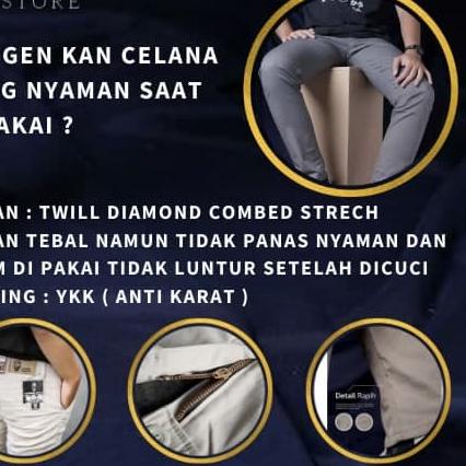 ✨●➤Promo Maksimal 4.4❆❝ [COD] CELANA CHINO CHINOS PRIA COWOK PANJANG DISTRO BANDUNG JUMBO SLIM FIT K