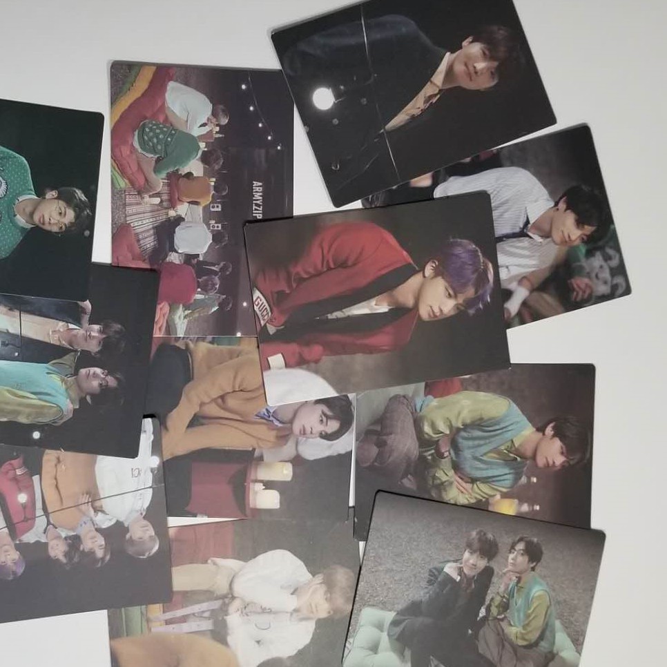 10pcs Kartu Lomo Foto kpop Bts Ukuran Kecil