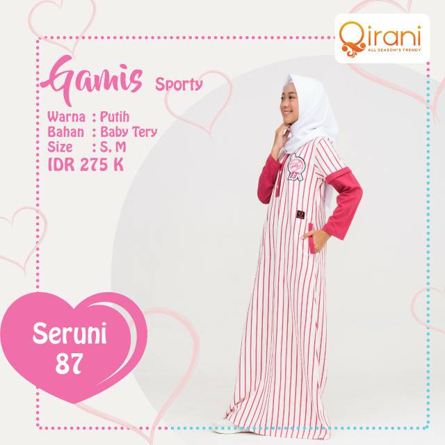 Gamis Sporty Qirani