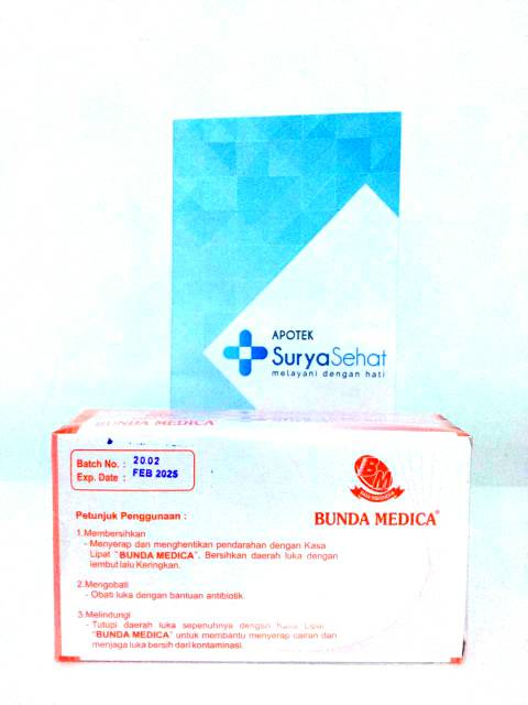 Kasa Lipat Bunda Medica 16x16cm - Kasa Steril - kasa Hidrofil